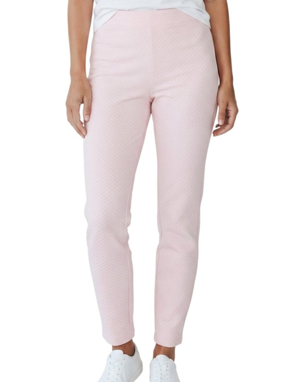 CROSBY Pink Pull On Stretch Ankle Pants - Size 8 - NWT